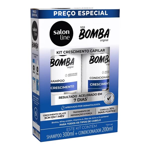 KIT-SH-CON-BOMBA-ORIG-SALON-LINE-30-CRESCIMENTO KIT-SH-CON-BOMBA-ORIG-SALON-LINE-30-CRESCIMENTO