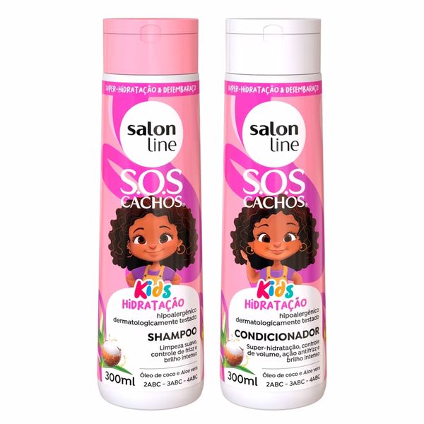 KIT-SH-CON-KIDS-HIDRA-SALON-LINE-30-CACHINHOS KIT-SH-CON-KIDS-HIDRA-SALON-LINE-30-CACHINHOS