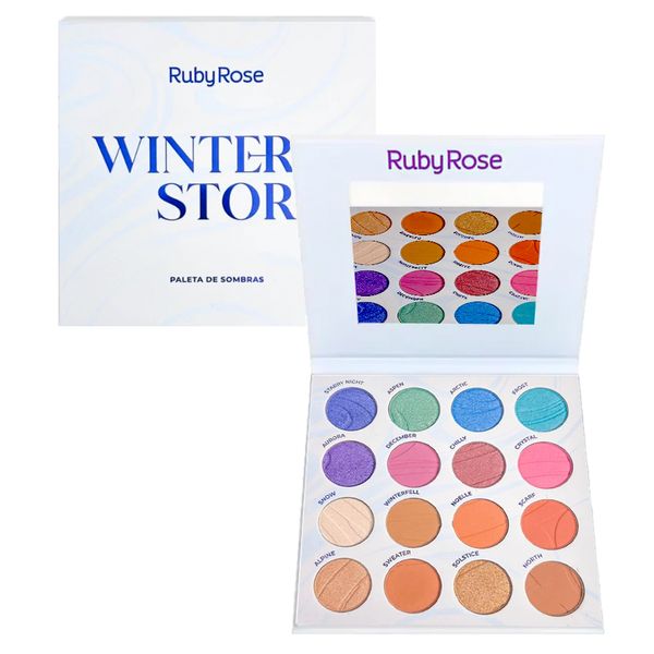 PALET-SOMB-WINTER-RUBY-ROSE-16-CORES PALET-SOMB-WINTER-RUBY-ROSE-16-CORES